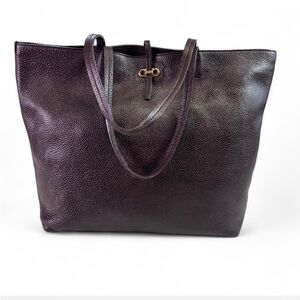 Salvatore Ferragamo Burgundy  Tote Bag